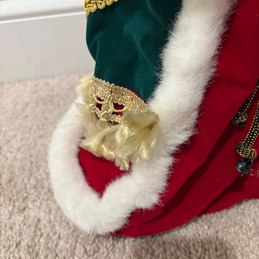 Santa Claus Christmas Tree Topper‎ or Stand Alone Decoration Old World 18